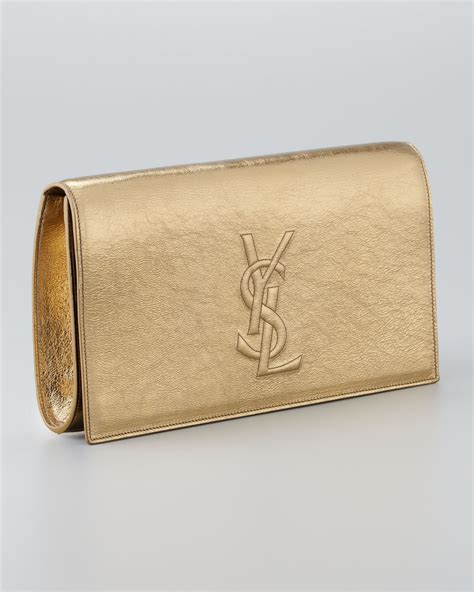 ysl belle du jour clutch inside|Yves Saint Laurent Belle De Jour Clutch Bag, Large .